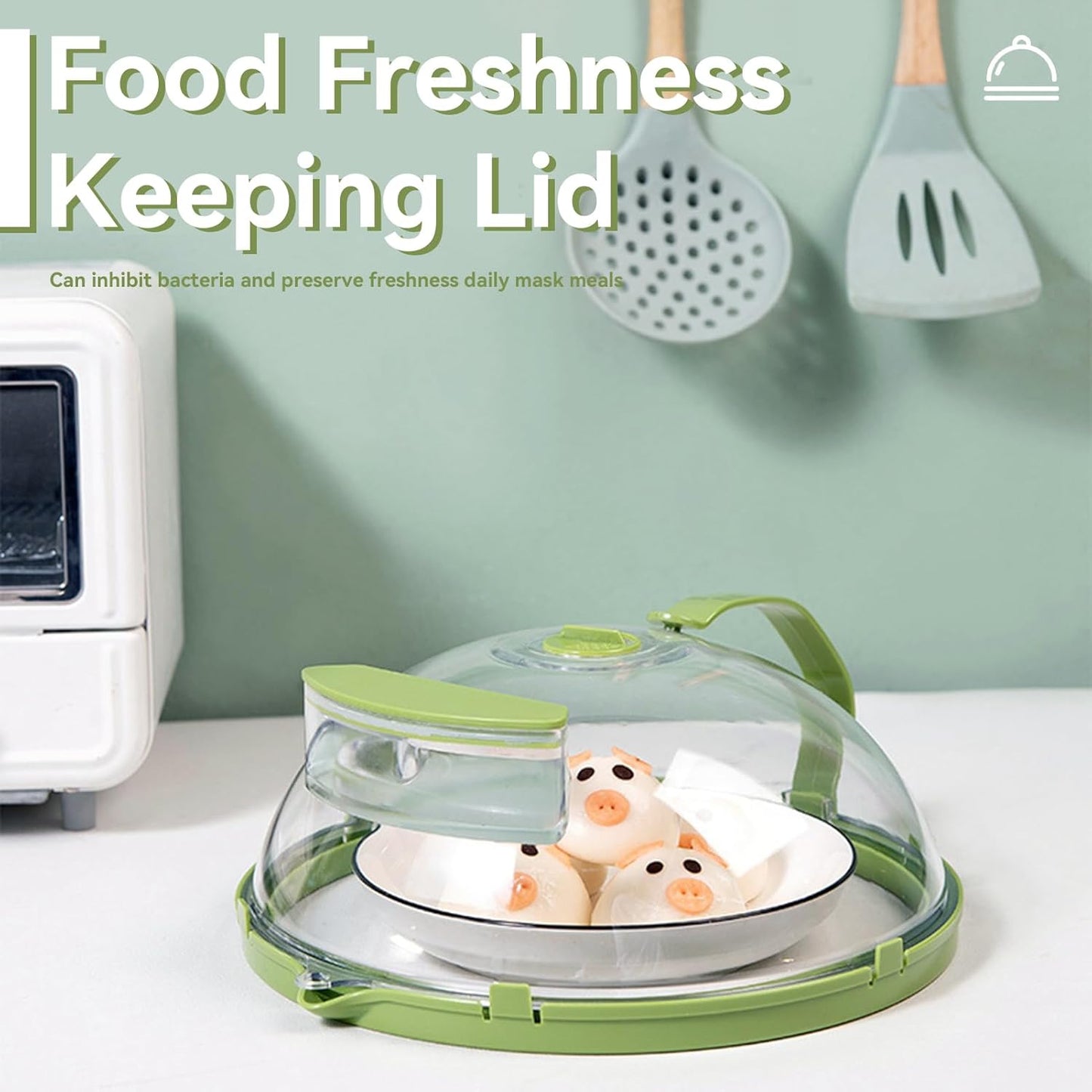 🍽️ Microwave Splatter Cover for Food