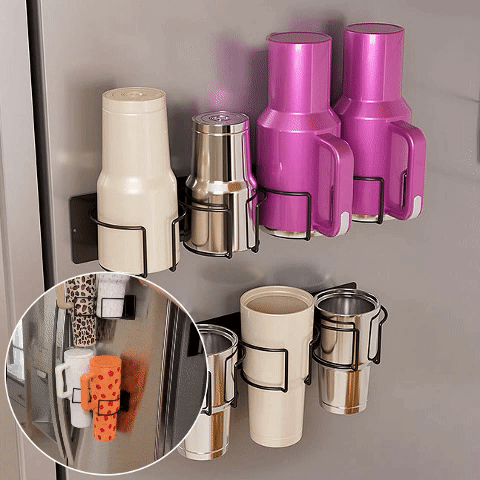🔥Multifunctional Magnetic Cup Holder – A Convenient Solution for Your Storage Needs
