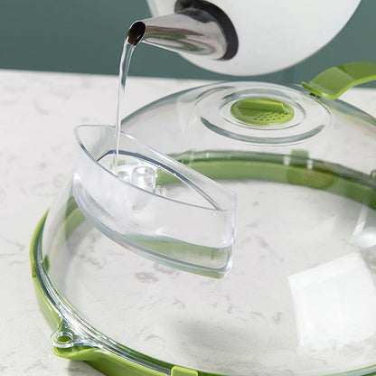 🍽️ Microwave Splatter Cover for Food