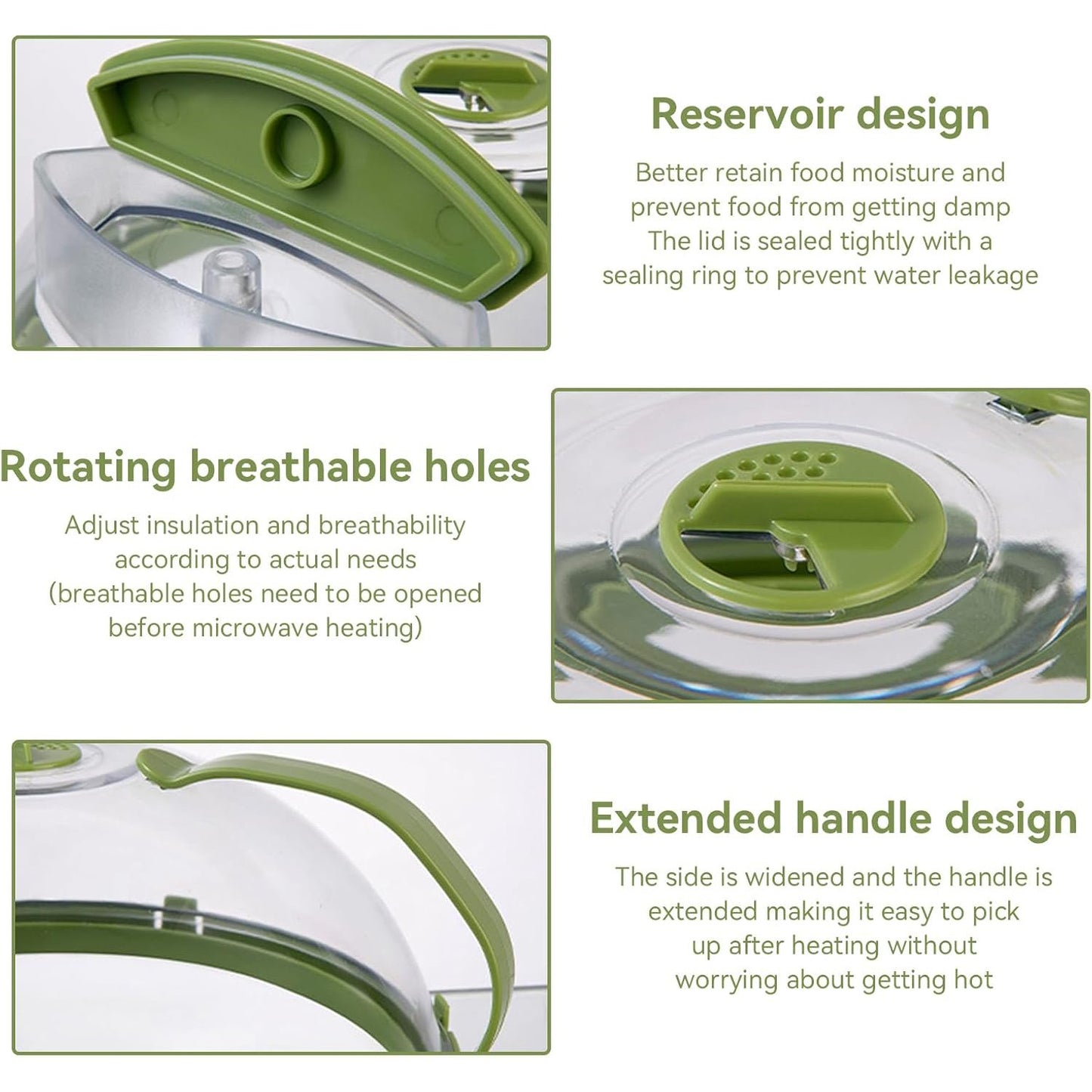 🍽️ Microwave Splatter Cover for Food