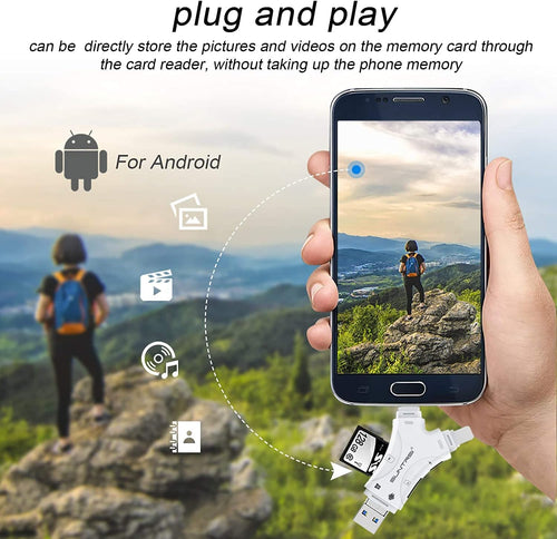 4-in-1 Multi-Card Reader – Effortless Data Transfer and More!