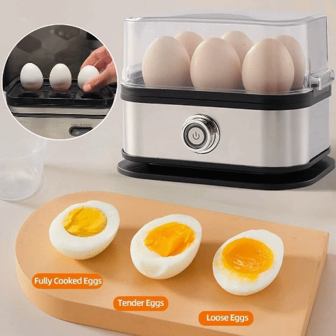 Effortless Egg Cooking with the Ultimate Stainless Steel Egg Cooker 🍳✨