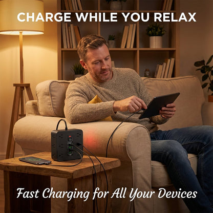 16-in-1 Power Strip Surge Protector