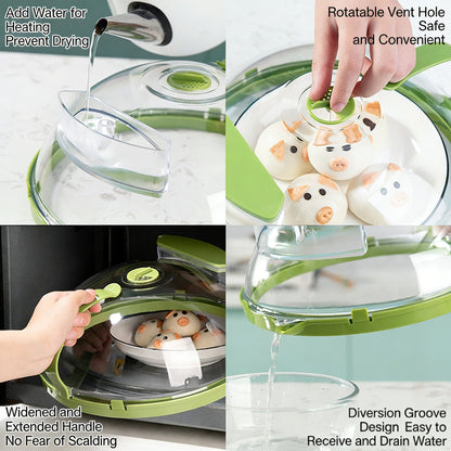 🍽️ Microwave Splatter Cover for Food