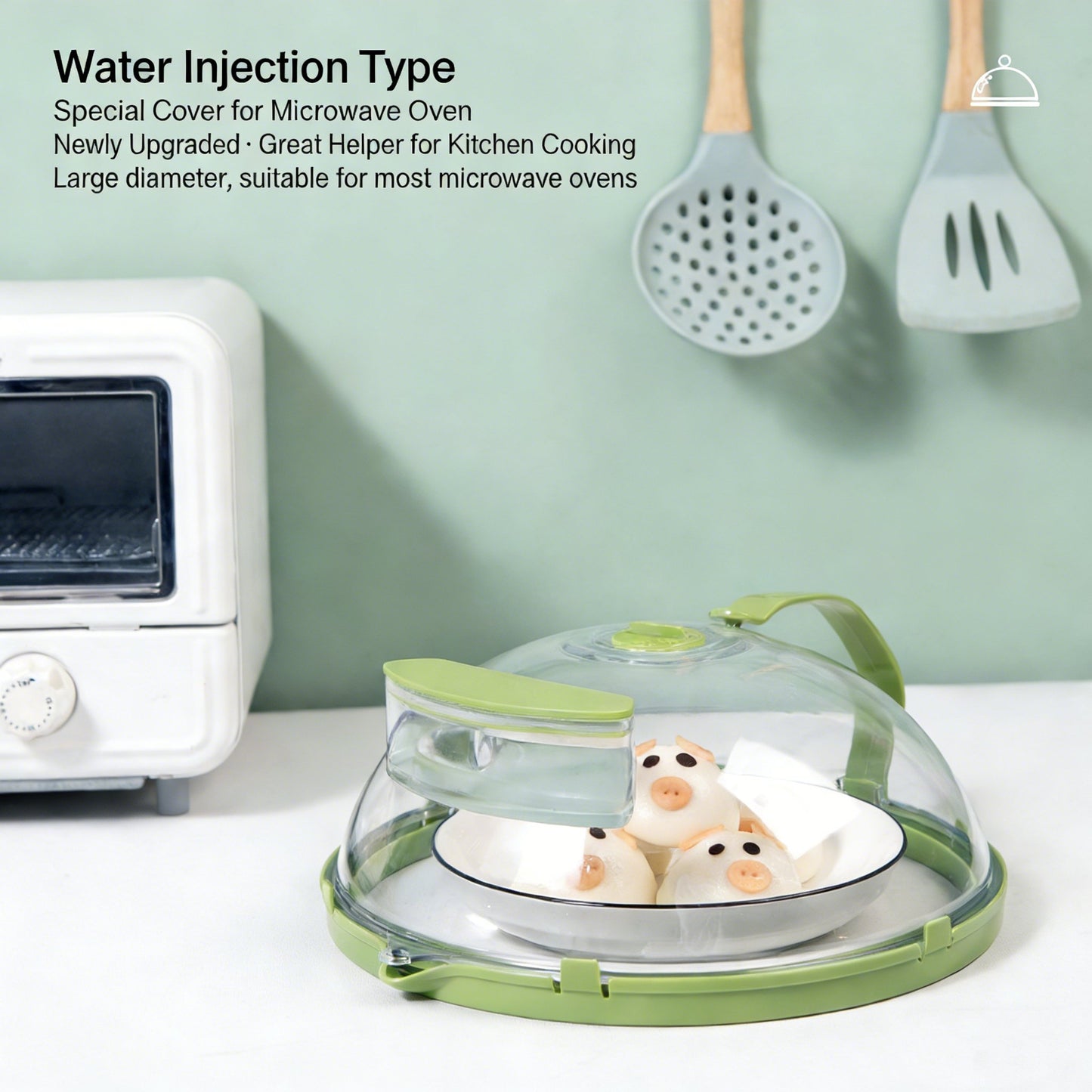 🍽️ Microwave Splatter Cover for Food