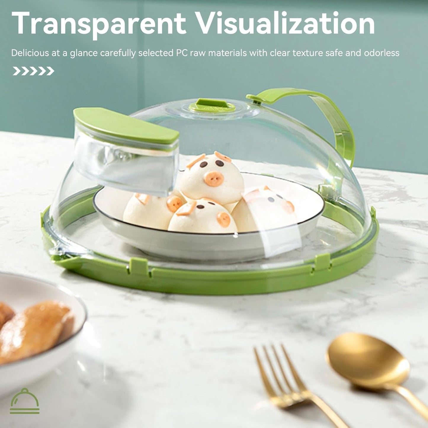 🍽️ Microwave Splatter Cover for Food