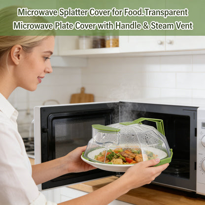 🍽️ Microwave Splatter Cover for Food