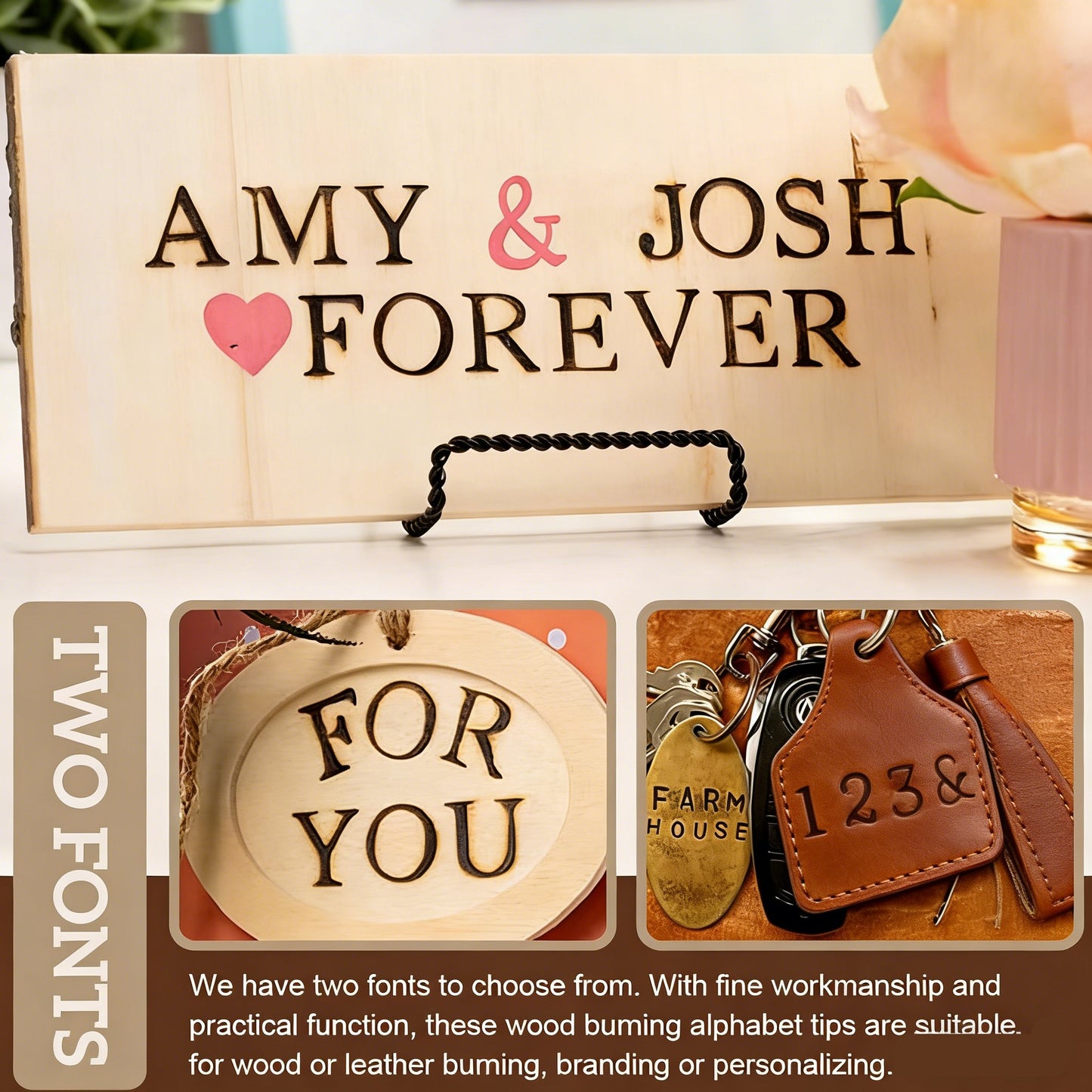 Burning Branding Iron Set  🔥