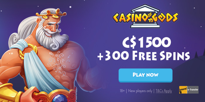 Casino Gods Welcome bonus