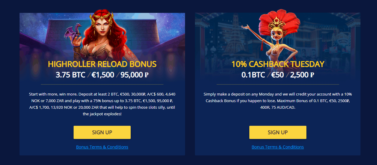 BetChain Casino Other promotional offers