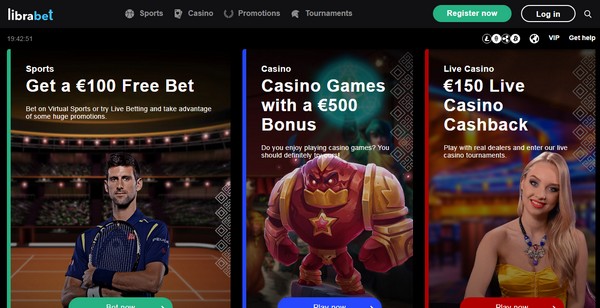 Librabet Casino Welcome Bonus