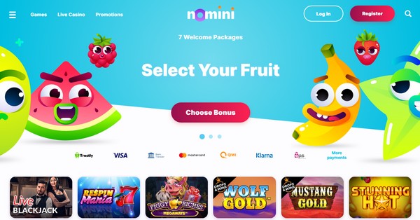 Nomini Casino welcome bonus