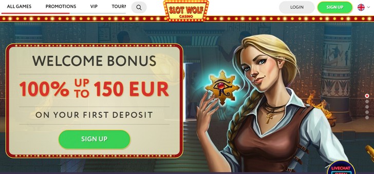 Slotwolf Casino Welcome Bonus