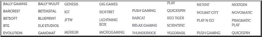 Wishmaker Casino Providers Printscreen